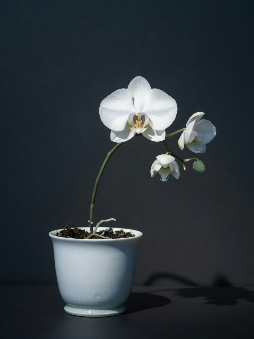 Porcelain orchid